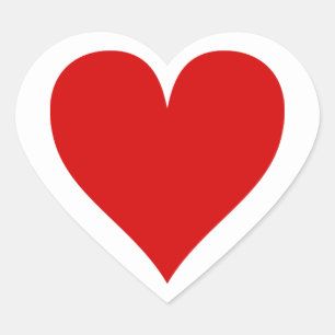 Sticker Cœur Coeur rouge
