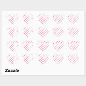 Sticker Cœur Coeur rouge mignon romantique (Feuille)
