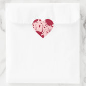 Sticker Cœur Coeur saignant 2 (Sac)