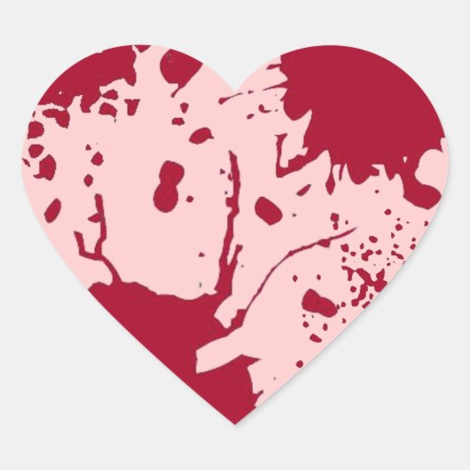 Sticker Cœur Coeur saignant 2 (Devant)