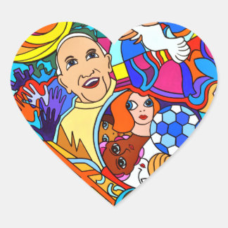 Sticker Cœur Coeur Set Sticker, brillant ou mat