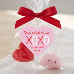Sticker Cœur Cœur XOXO Enfants Cours de la Saint-Valentin