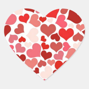 Sticker Cœur Coeurs