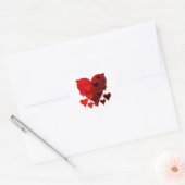 Sticker Cœur Coeurs (Enveloppe)