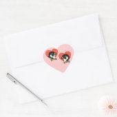 Sticker Cœur Coeurs Beauté & Dot.Ca (Enveloppe)