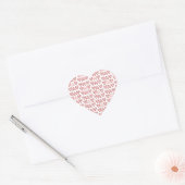 Sticker Cœur Cœurs de la Saint-Valentin Mignons – Conception d' (Enveloppe)