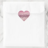 Sticker Cœur Coeurs de Parties scintillant rose Plutôt Ombre (Sac)