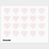 Sticker Cœur Coeurs en forme de ballon (Feuille)