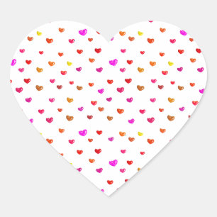 Sticker Cœur Coeurs en forme de ballon
