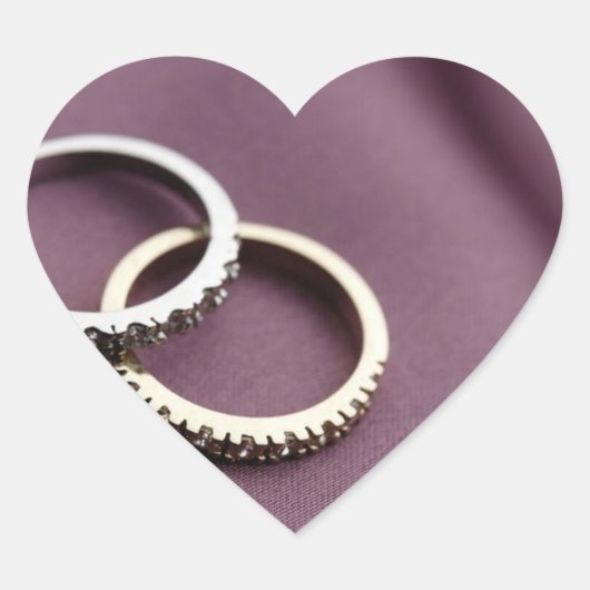 Sticker Cœur Coeurs mariages Cercles Mariages Coeurs Mariages a (Devant)