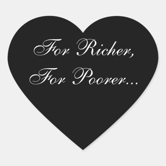 Sticker Cœur Coeurs mariages Promesse Mariage Vow Invitation Sc (Devant)