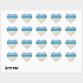 Sticker Cœur Coeurs Mariages Sandy Shore (Feuille)