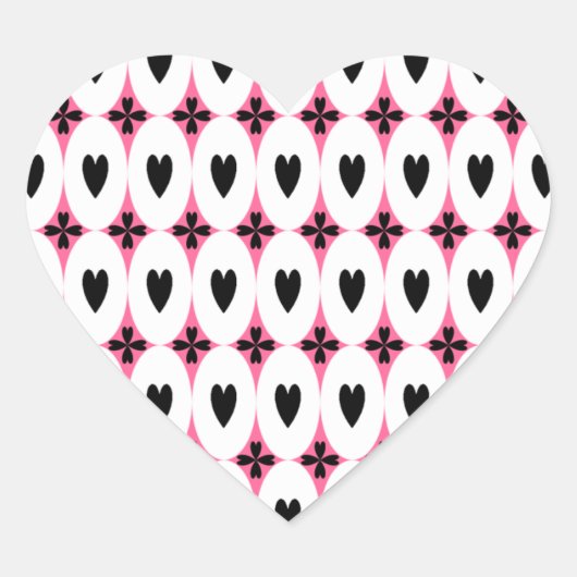 Sticker Cœur Coeurs ovales (Devant)