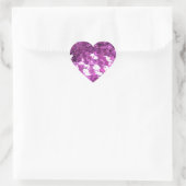 Sticker Cœur Coeurs rose vif (Sac)