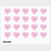 Sticker Cœur Coeurs roses Confetti Valentine (Feuille)