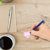 Sticker Cœur Coeurs roses Coupons d'amour Saint-Valentin