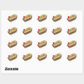 Sticker Cœur coffin emojis (Feuille)