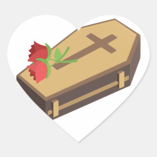 Sticker Cœur coffin emojis