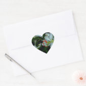 Sticker Cœur Collection Irlandaise de laiton et de fleurs (Enveloppe)