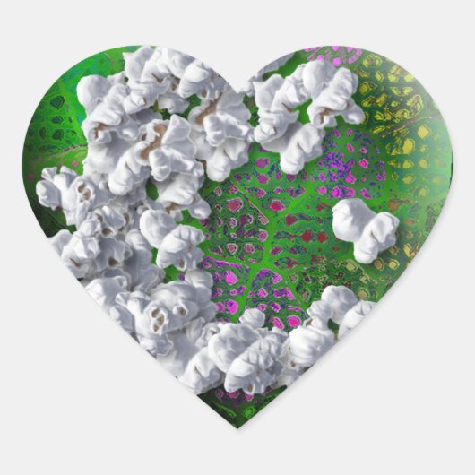 Sticker Cœur Collection Popcorn Lover (Devant)