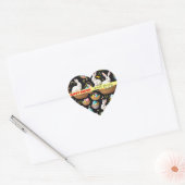 Sticker Cœur Collection populaire Happy Easter (Enveloppe)