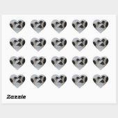 Sticker Cœur Collie Love (Feuille)