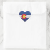 Sticker Cœur Colorado drapeau d'amour (Sac)