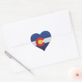 Sticker Cœur Colorado drapeau d'amour (Enveloppe)