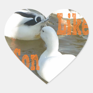 Sticker Cœur Comme Père Comme Fils.