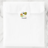 Sticker Cœur Conception de bourdon sois toi-même (Sac)