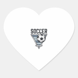 Sticker Cœur Conception de chemise de badge de triangle de ball