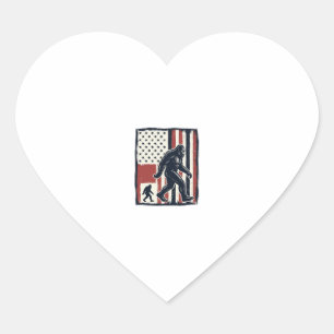 Sticker Cœur Conception de chemise vectorielle de drapeau de cr