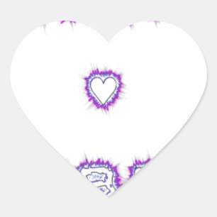 Sticker Cœur Conception de l'art texte de devis Smart Vibes