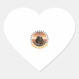 Sticker Cœur Conception de T-shirt de gants vintage de jour de