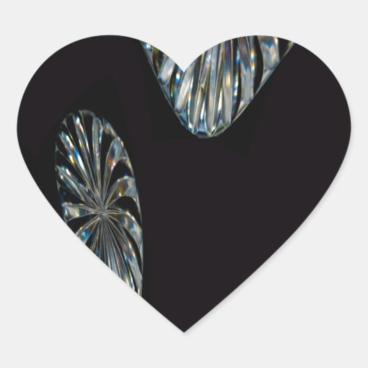 Sticker Cœur Conception Irlandaise - La Collection Crystal (Devant)