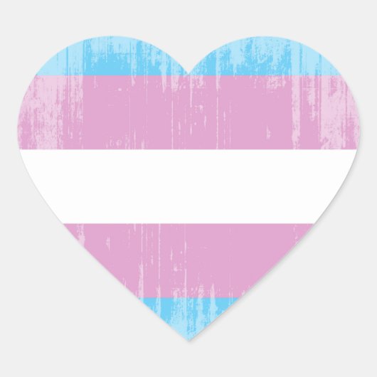 STICKER CŒUR CONCEPTION TRANS FIDE DISTRESSEE (Devant)