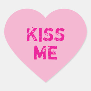 Sticker Cœur Conversation rose pâle