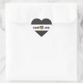 Sticker Cœur cool (Sac)