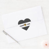 Sticker Cœur cool (Enveloppe)