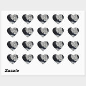 Sticker Cœur Copacabana (Feuille)