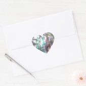 Sticker Cœur Coque d'Abalone (Enveloppe)