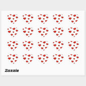 Sticker Cœur Corazón de Corazones (Feuille)