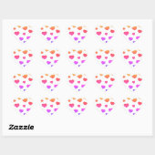 Sticker Cœur Corazón de Corazones (Feuille)