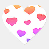 Sticker Cœur Corazón de Corazones (Devant)