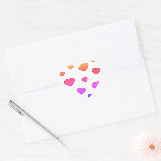 Sticker Cœur Corazón de Corazones (Enveloppe)