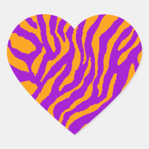 Sticker Cœur Corey Tiger 80s Tiger Stripes