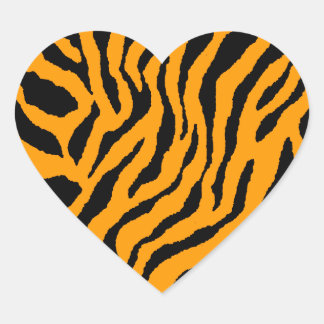 Sticker Cœur Corey Tiger 80s Tiger Stripes