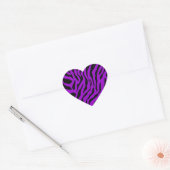 Sticker Cœur Corey Tiger Rayures Tigre 80s (Enveloppe)