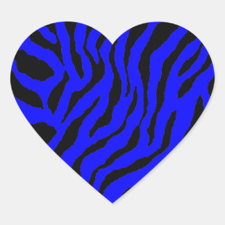 Sticker Cœur Corey Tiger Rayures Tigre 80s