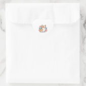 Sticker Cœur corgi mignon (Sac)